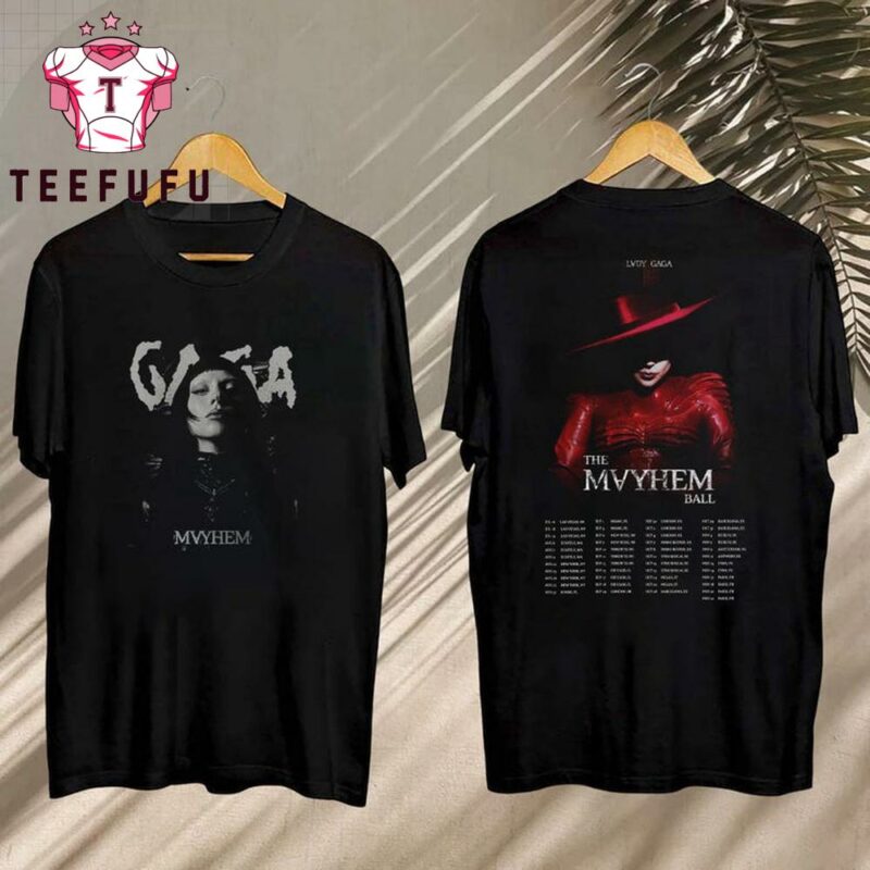 Lady Gaga The Mayhem Ball Tour Shirt