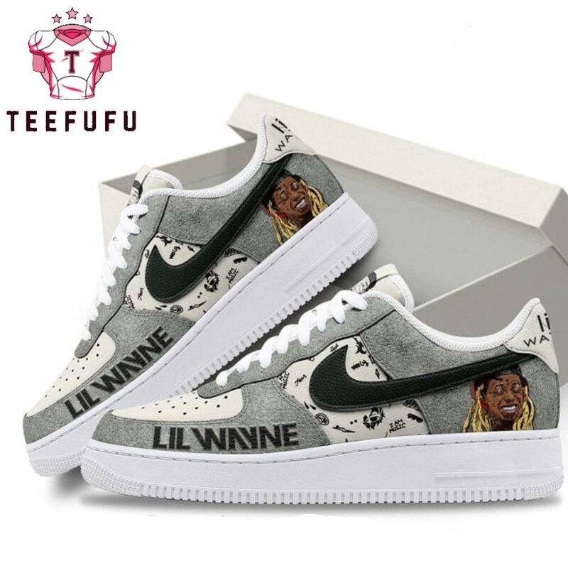 Lil Wayne Rap Hip Hop Air Force 1 Sneaker Shoes