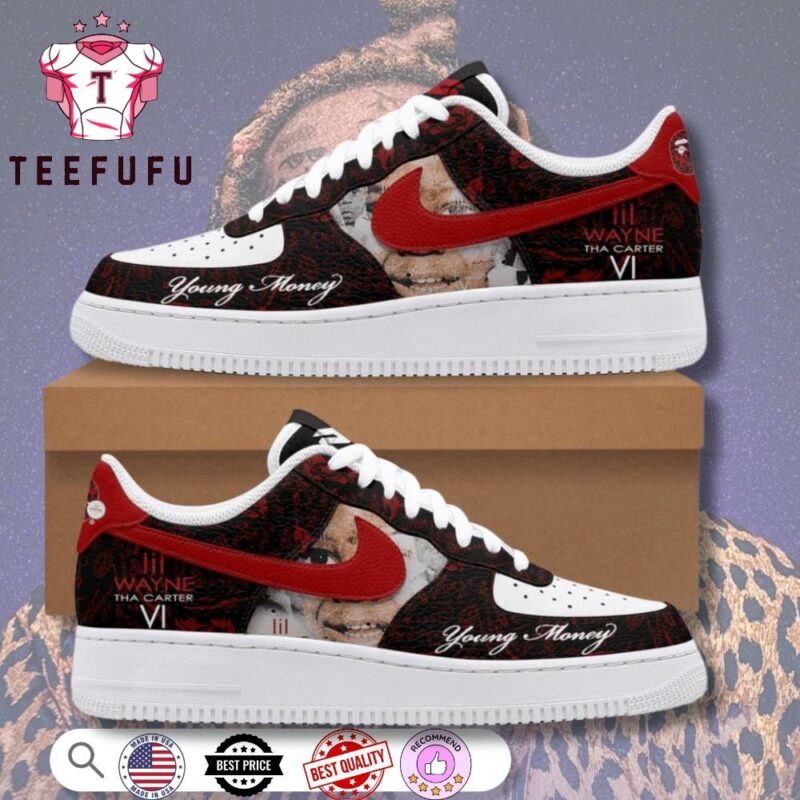 Lil Wayne Tha Carter VI Young Money New Air Force 1 Sneakers Shoes