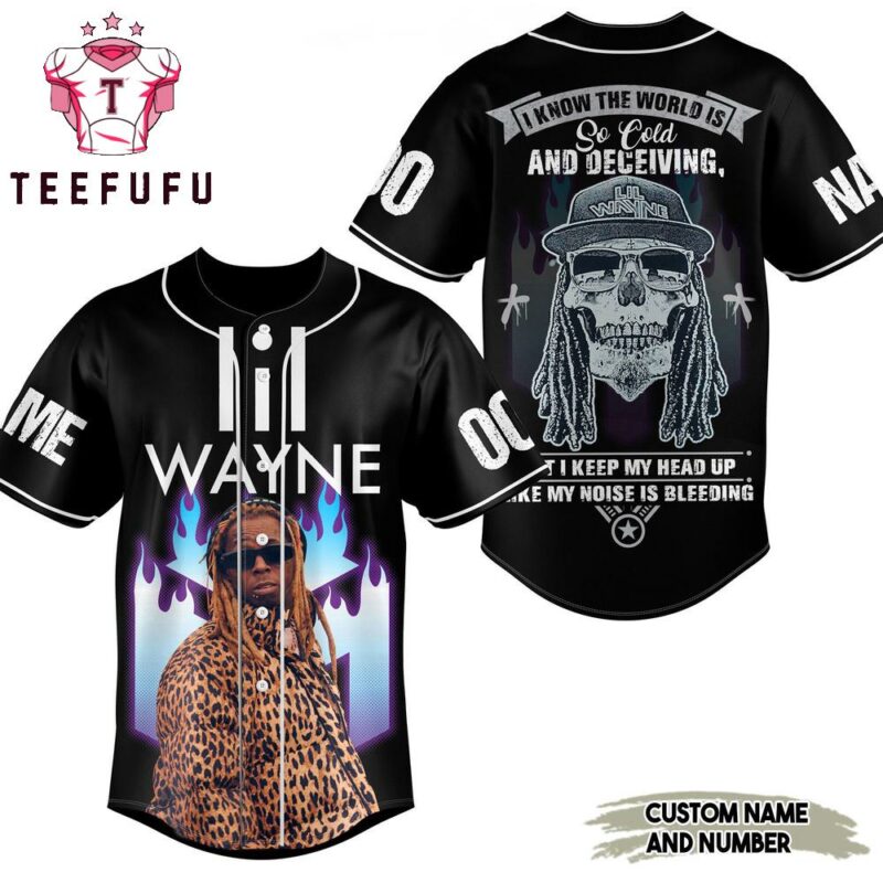 Lil Wayne The World Is So Cold And Deceiving Baseball Jersey