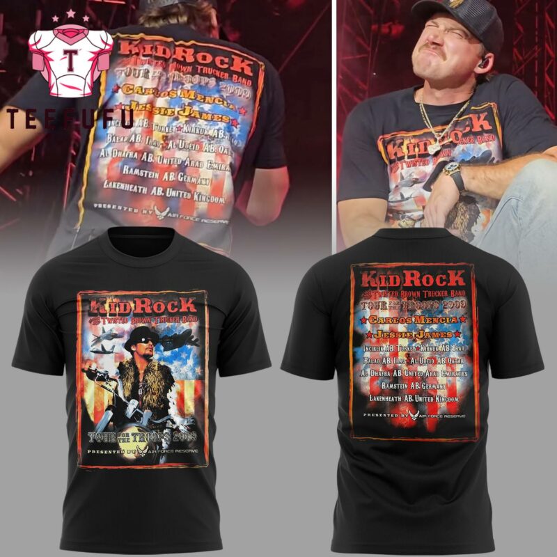 Limited Edition Morgan Wallen Live in Houston KID ROCK TShirt