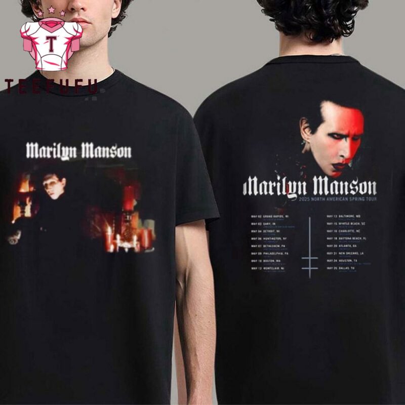 Marilyn Manson 2025 Spring Tour T Shirt