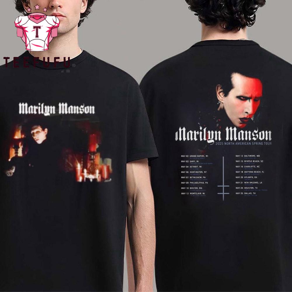 Marilyn Manson 2025 Spring Tour T Shirt