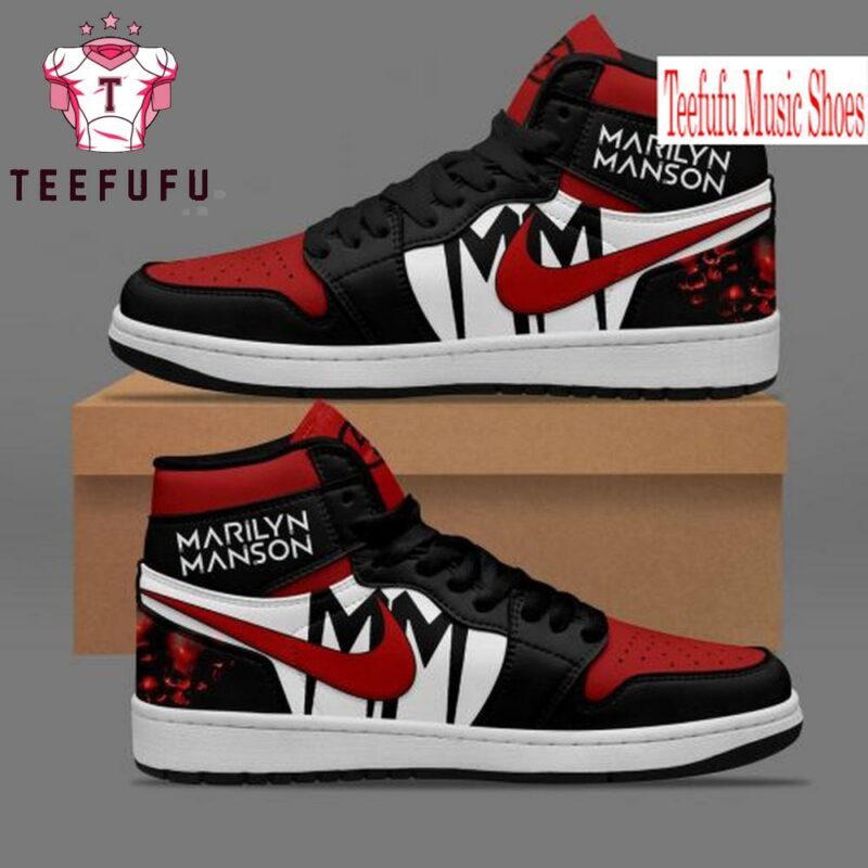 Marilyn Manson Air Jordan 1 Hightop Shoes