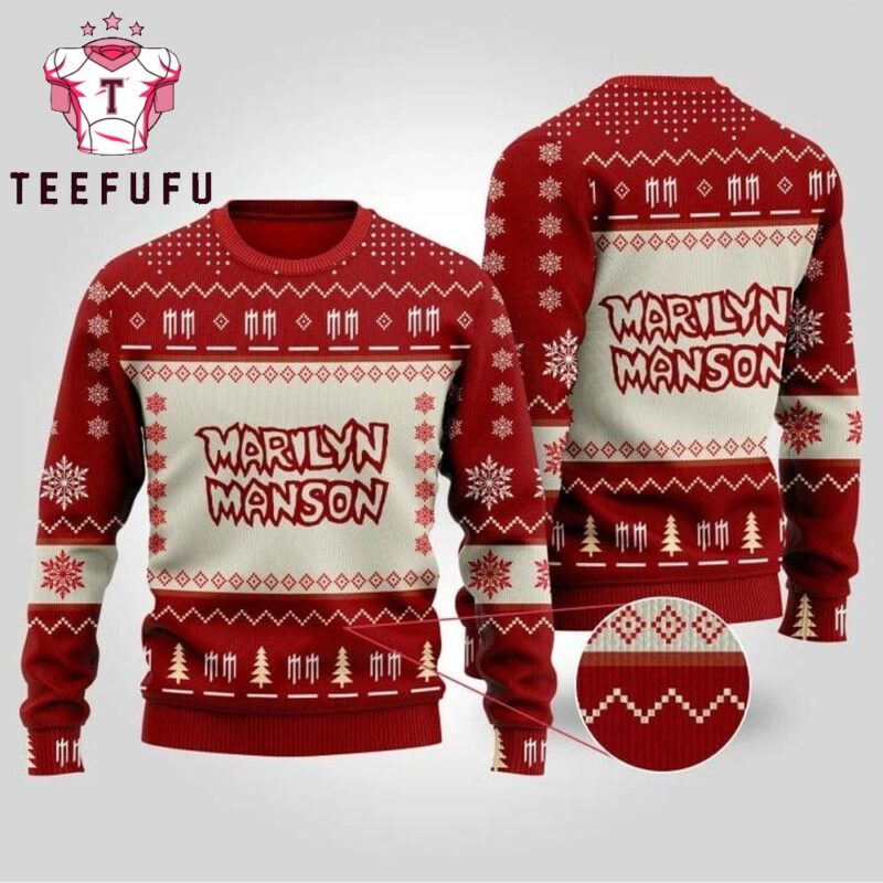 Marilyn Manson Christmas Ugly Sweater