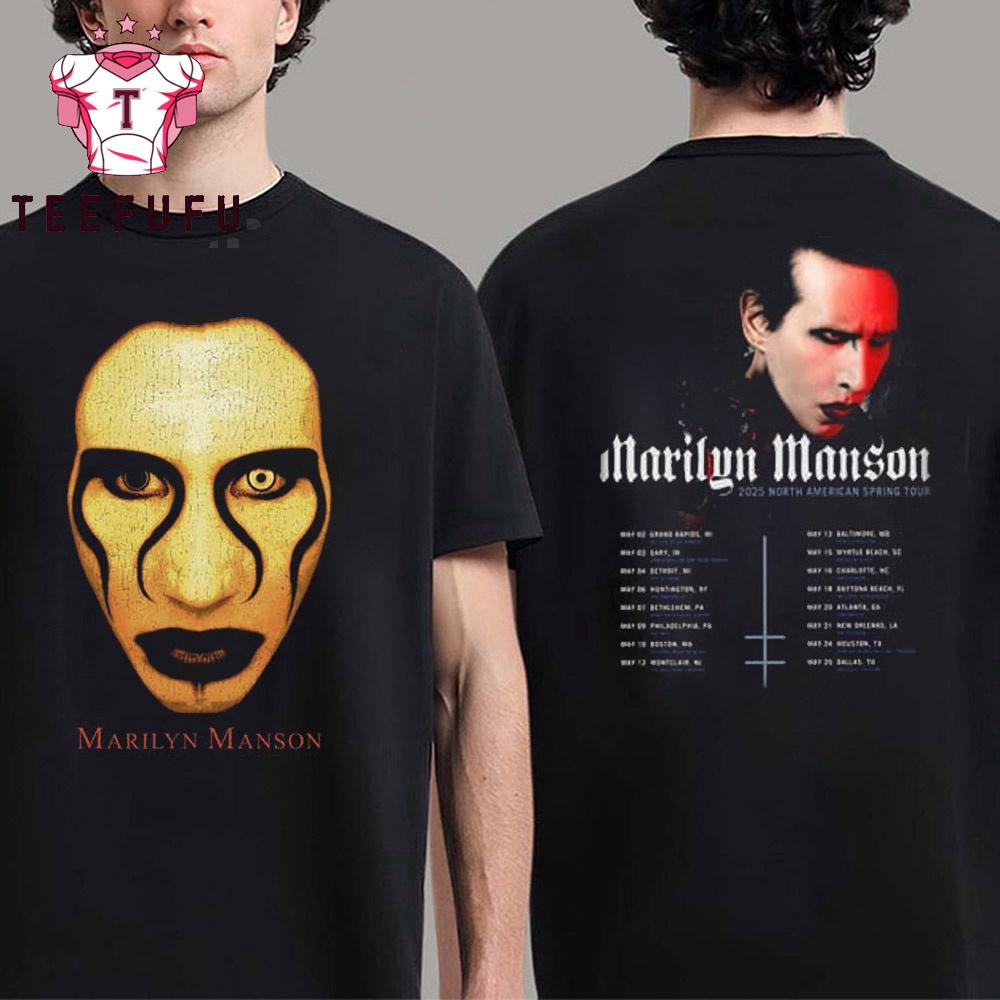 Marilyn Manson Fan Shirt, Marilyn Manson North American Spring Tour T Shirt