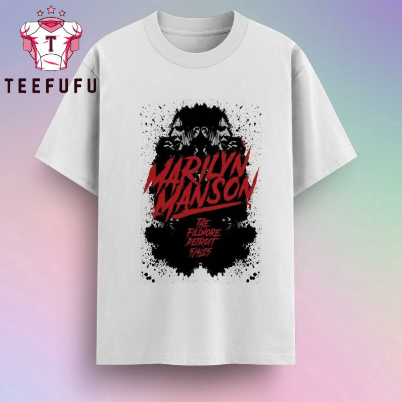 Marilyn Manson Tour May 4 2025 The Fillmore Detroit