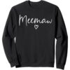 Meemaw Gifts For Grandma Retro Vintage Mothers Day Meemaw Sweatshirt Mothers Day Sweatshirt Mommy Shirt 4742