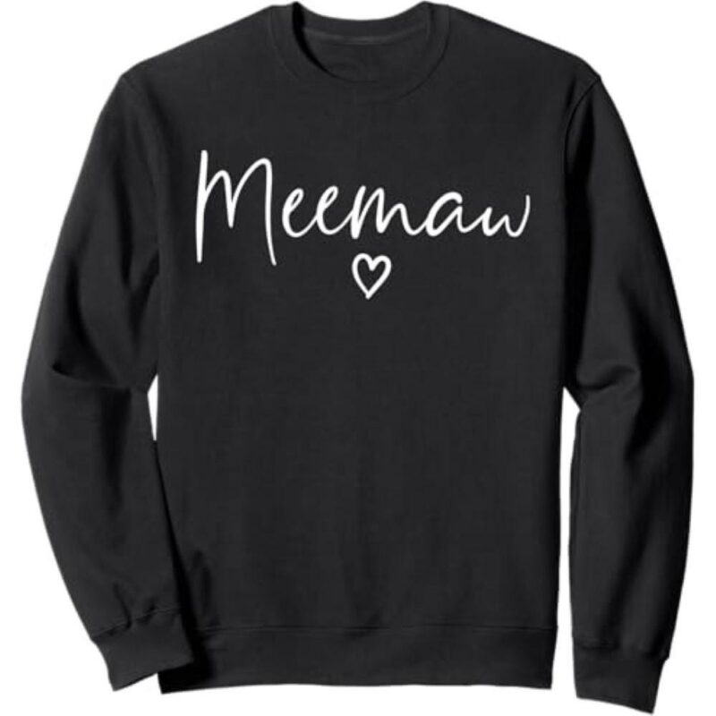 Meemaw Gifts For Grandma Retro Vintage Mothers Day Meemaw Sweatshirt Mothers Day Sweatshirt Mommy Shirt 4742