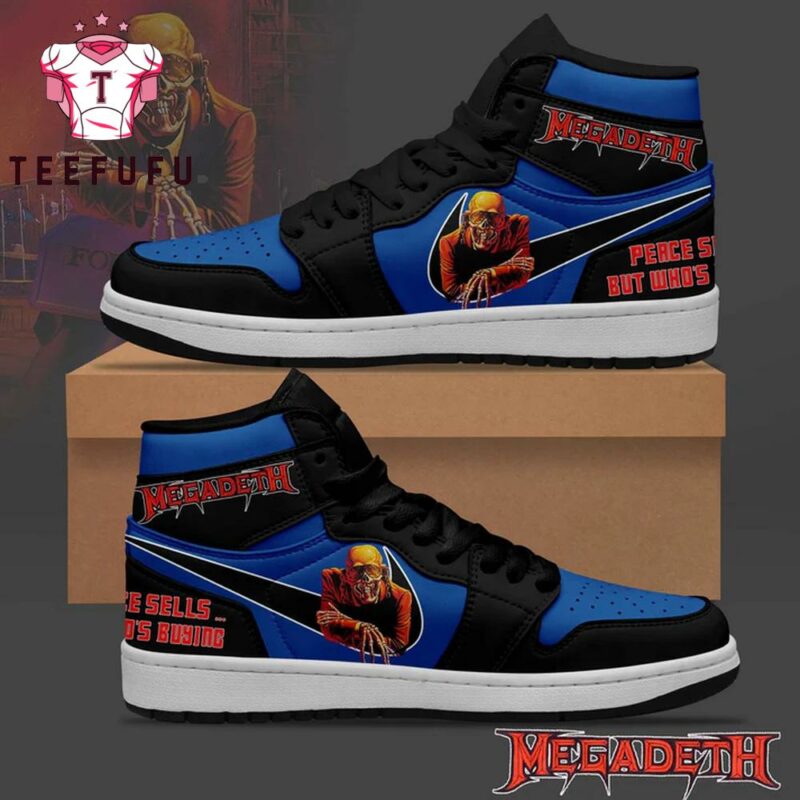 Megadeth Music Air Jordan 1 Hightop Shoes