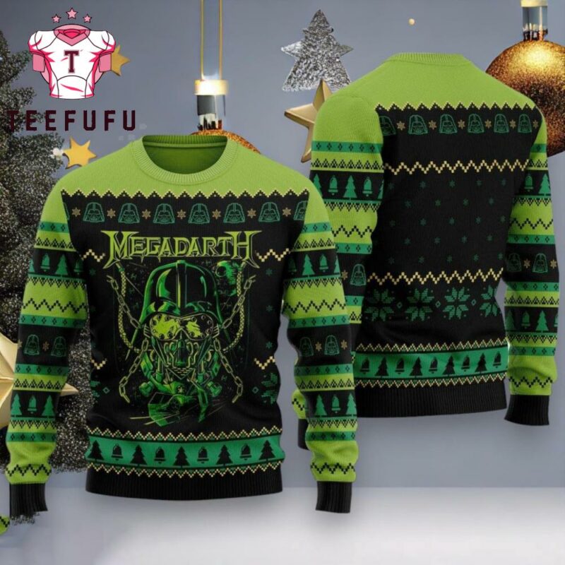 Megadeth Rock Music 2025 Ugly Christmas Sweater