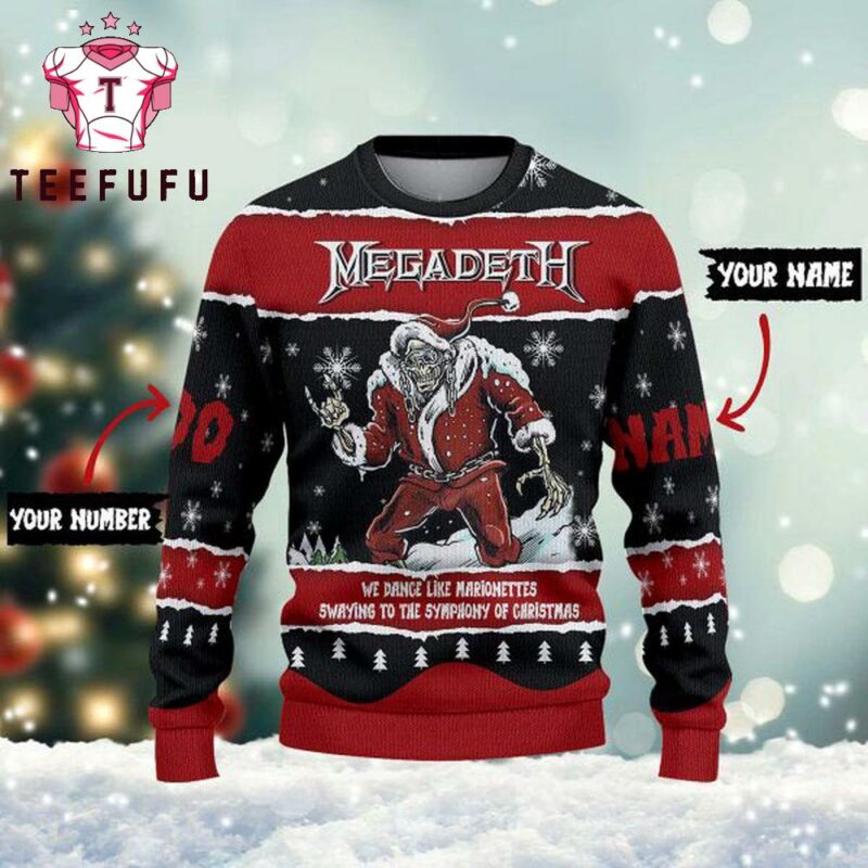Megadeth We Dance Like Marionettes Swaying To The Symphony Of Christmas Ugly Sweaters