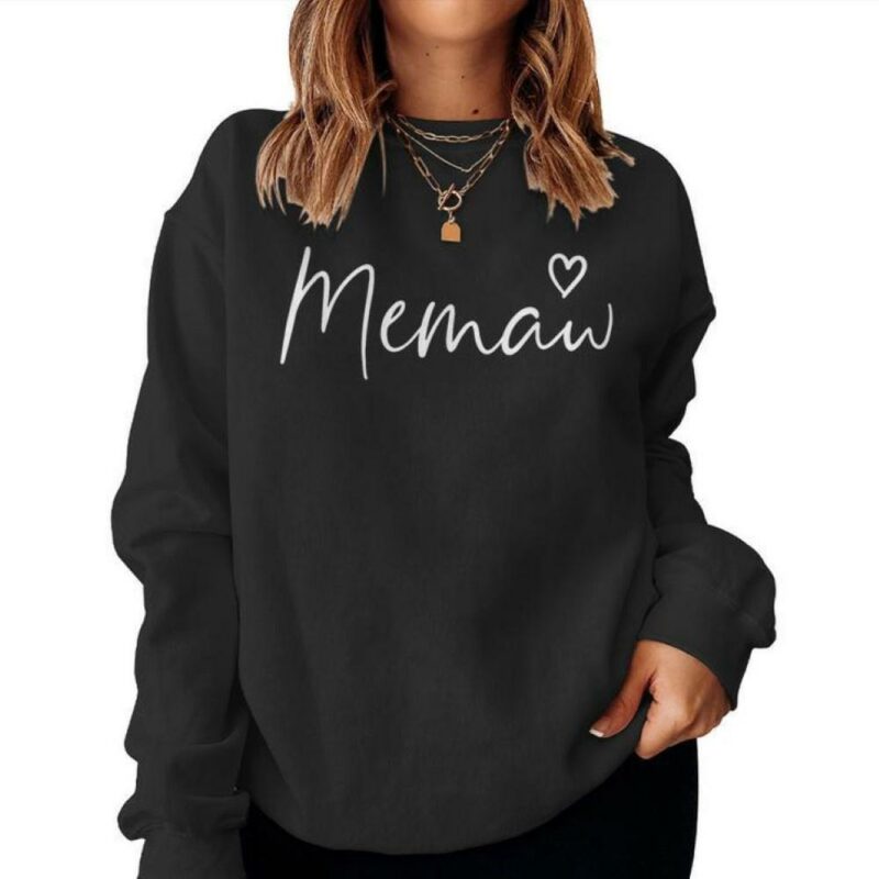 Memaw Gifts For Women Grandma Heart Mothers Day Memaw Sweatshirt Mothers Day Sweatshirt Mothers Day Gift Mommy Shirt 3727