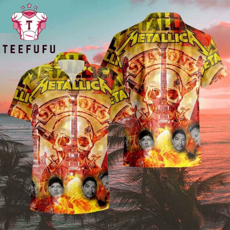 Metallica 72 Seasons Fan Editon 2025 Summer Trend Hawaiian Shirt
