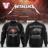 Metallica Exclusive Versio M72 World Tour x San Francisco 49ers Levi's Stadium 2025 Black Sweatshirt