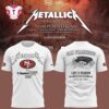 Metallica Exclusive Versio M72 World Tour x San Francisco 49ers Levi's Stadium 25' White Shirt