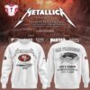 Metallica Exclusive Versio M72 World Tour x San Francisco 49ers Levi's Stadium 25' White Sweatshirt