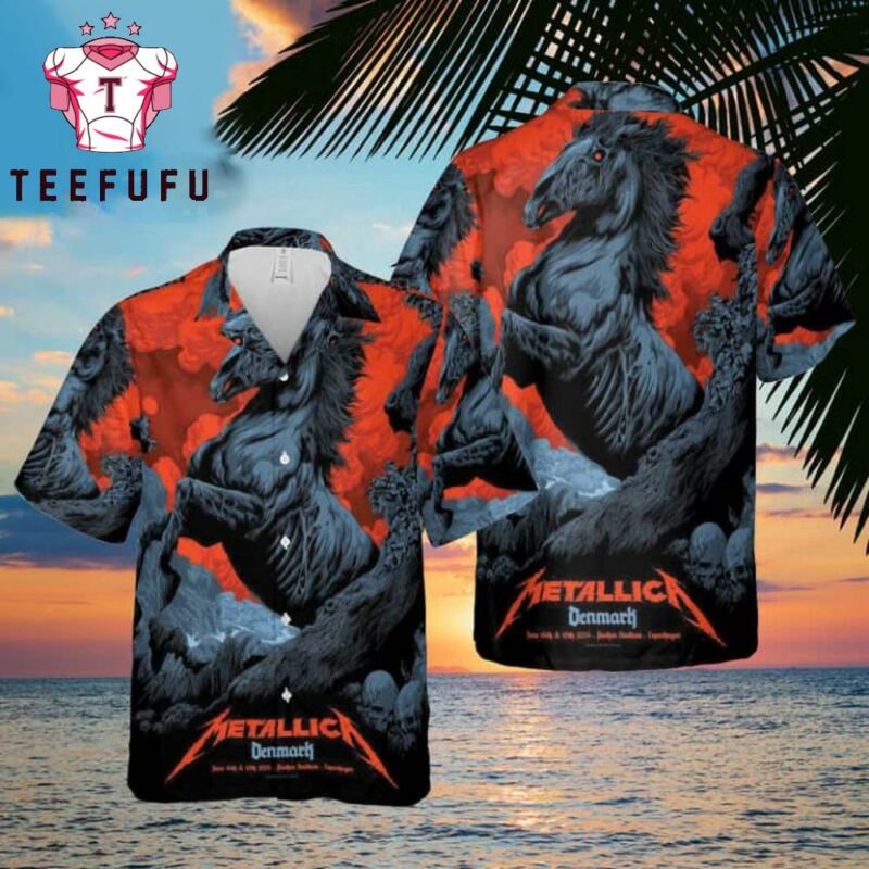 Metallica M72 Copenhagen at Parken Stadium Copenhagen Denmark Hawaiian Shirt