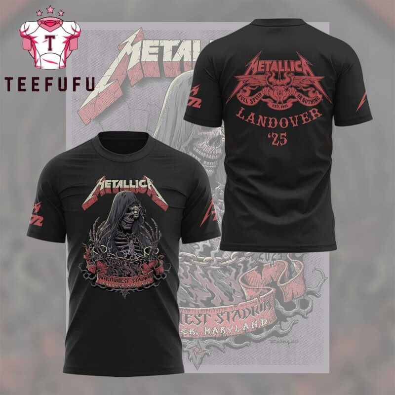 Metallica M72 North American Tour Charlotte 2025 3D Printed Shirt