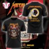 Metallica M72 World Tour 2025 Landover Maryland x Washington Redskins 3D Shirt1