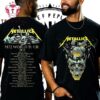 Metallica M72 World Tour 2025 Landover Scheduler T Shirt 3 Metallica M72 World Tour 2025 Landover Scheduler T Shirt1