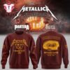 Metallica M72 World Tour 2025 No Repeat Weekend x Washington Commanders Sweatshirt