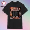 Metallica M72 World Tour 2025 North American Tour Dates T Shirt