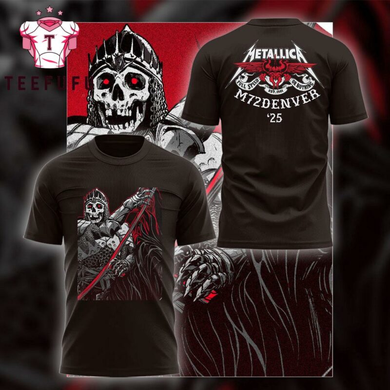 Metallica M72 World Tour Denver 2025 Limited Shirt