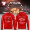 Metallica M72 World Tour Raymond James Stadium Tampa Bay Buccaneers 3D Printed Red Hoodie