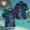 Metallica Rock Band Skull With Logo Dark Blue Trendy Hawaiian Shirt