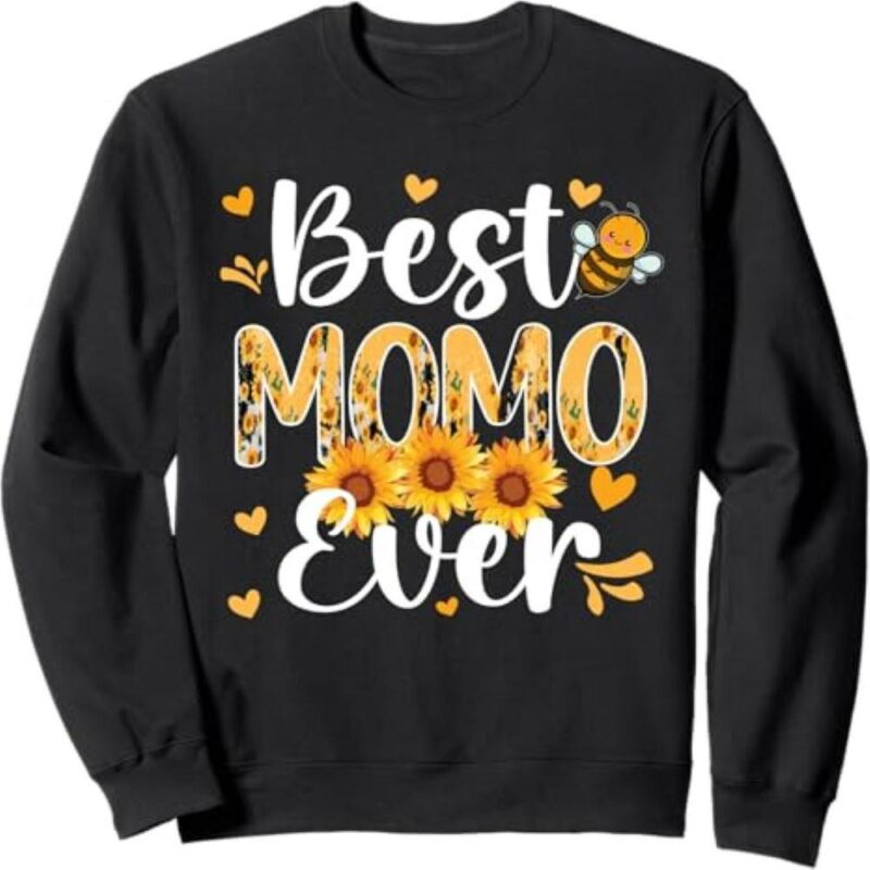 Momo Heart Momo Grandmother Appreciation Momo Grandma Sweatshirt Mothers Day Sweatshirt Mothers Day Gift Mommy Shirt 3086