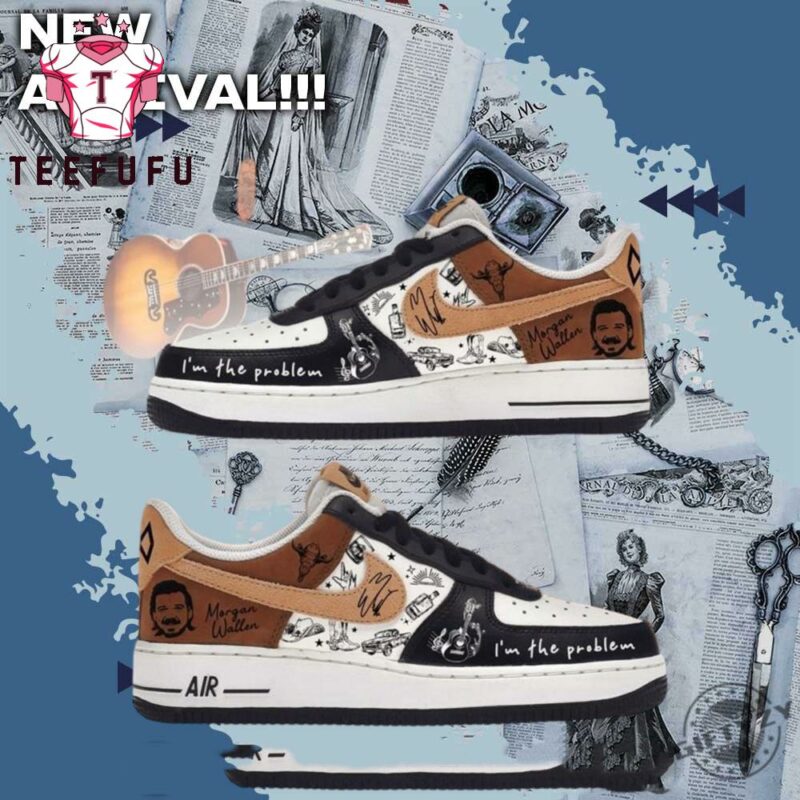 Morgan Wallen Im The Problem Country Music Air Forces 1 Shoes