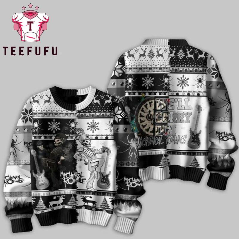 My Chemical Romance We’ll Carry On 2025 Christmas Ugly Sweater