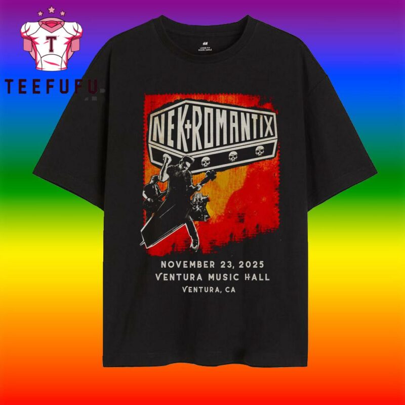 Nekromantix 11 23 2025 Ventura CA T Shirt