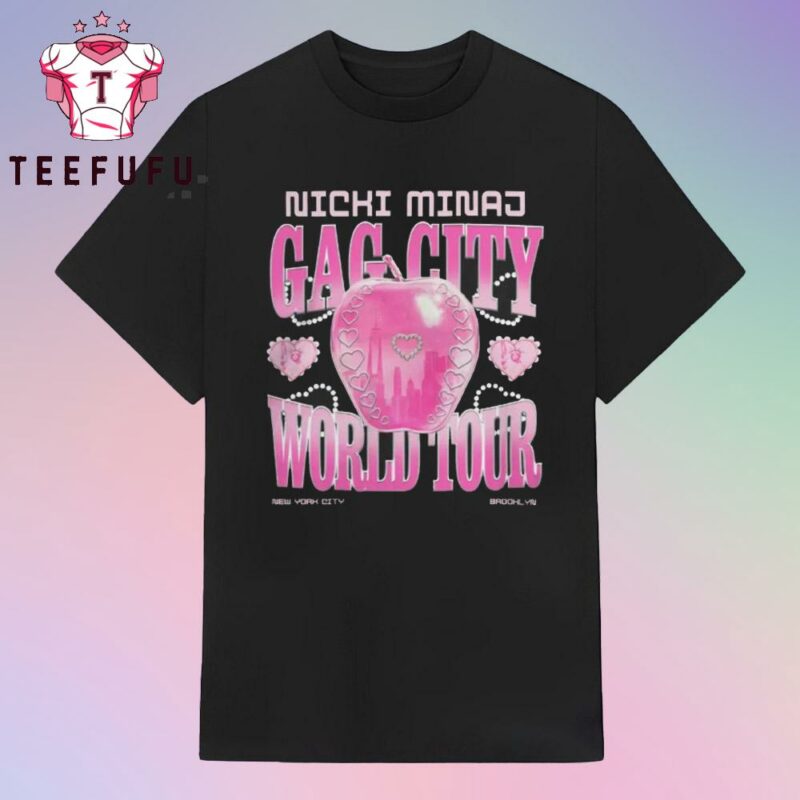 Nicki Minaj Gag City Merch Gag City World Tour T Shirt