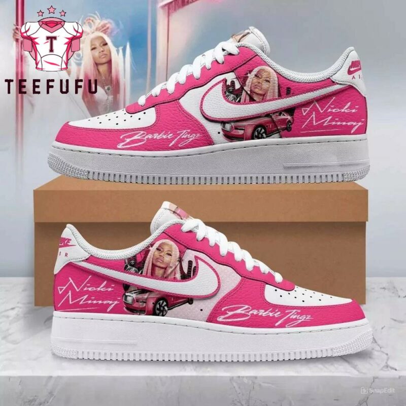 Nicki Minaj Pink Air Force 1 Shoes Sneaker