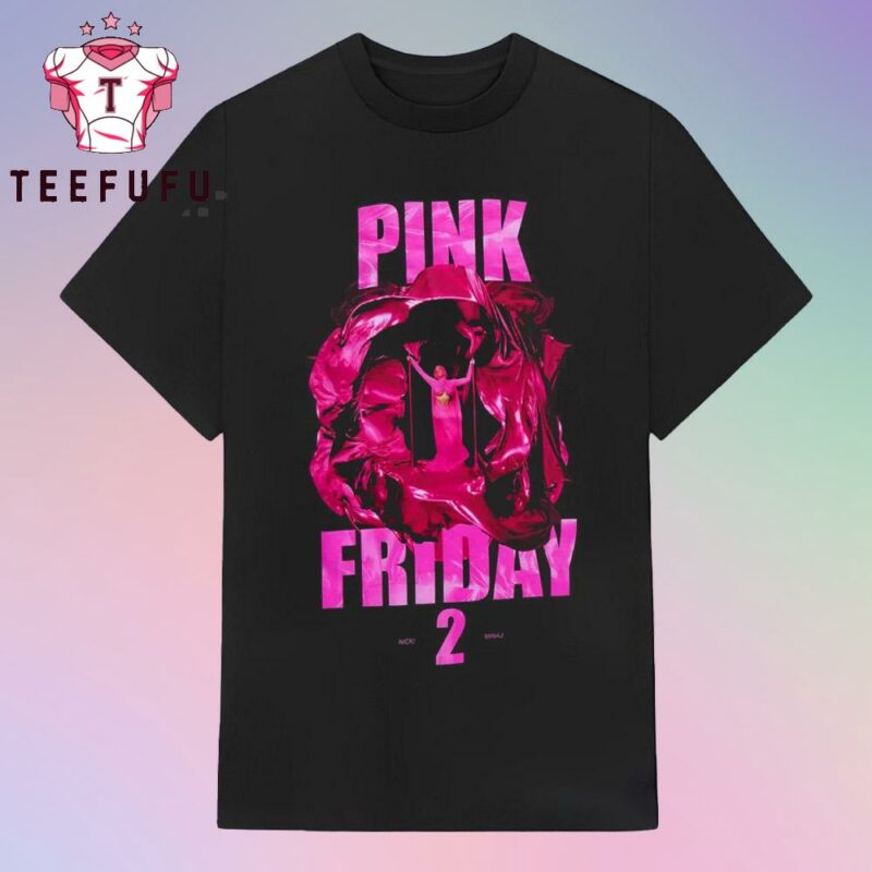 Nicki Minaj Pink Friday 2 Swirl 2025 Tour T Shirt