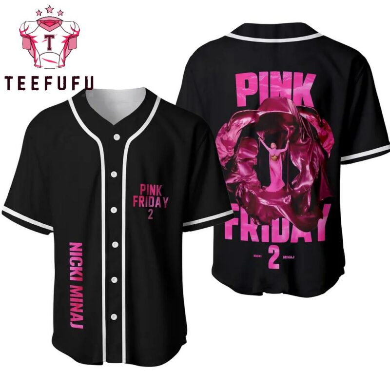 Nicki Minaj Pink Friday 2 World Tour 2025 Baseball Jersey