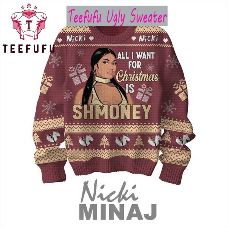 Nicki Minaj ShMoney 2025 Christmas Ugly Sweater