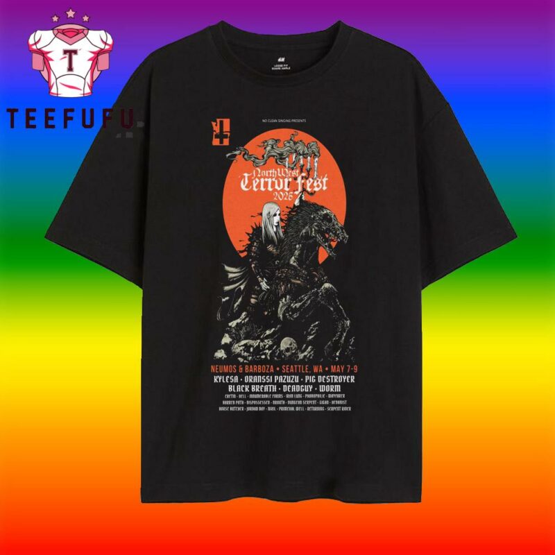 Northwest Terror Fest Event Seattle On May 7-9 2026 T Shirt