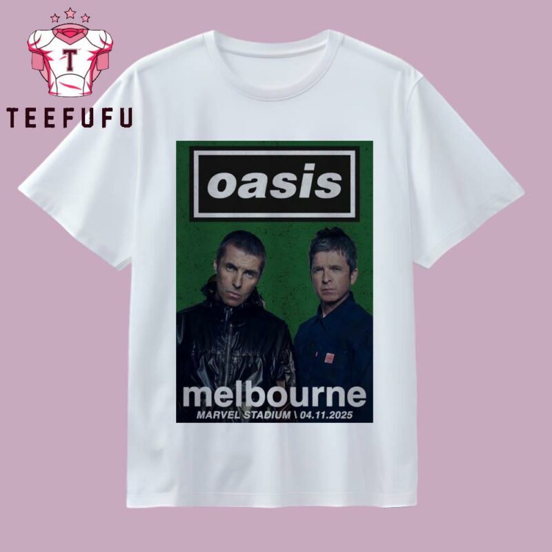 Oasis Marvel Stadium Nov 4 2025 T Shirt