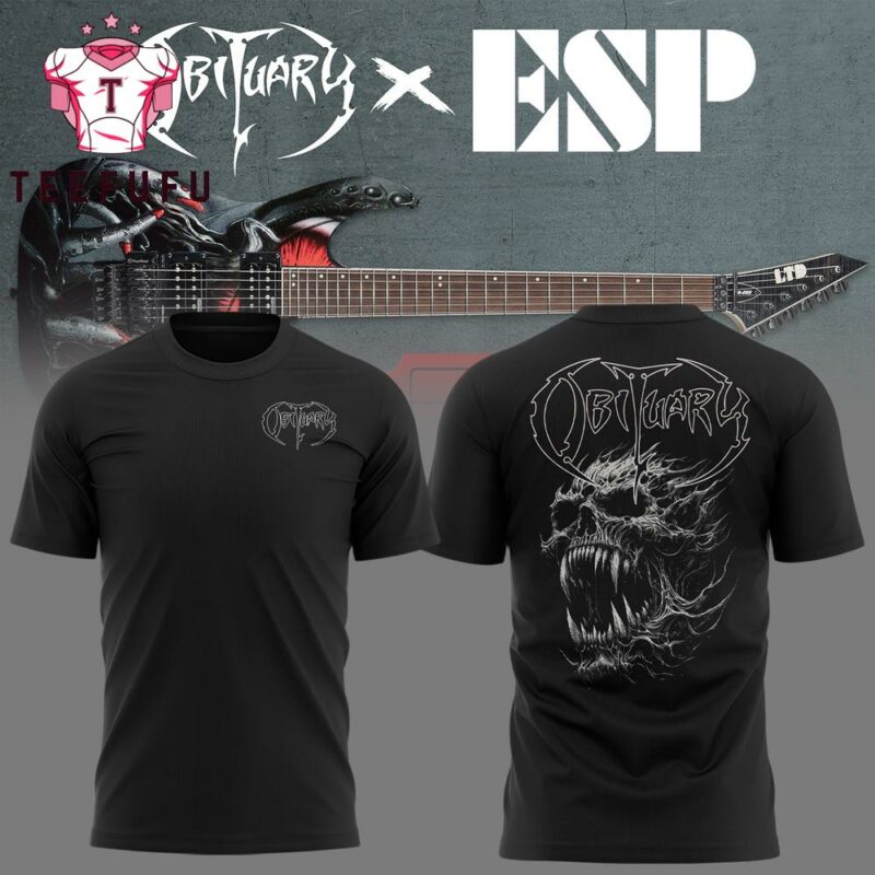 Obituary Band Cause Of Death 35 Year Anniversary 2025 Tour Florida Death Metal All Over Print Shirt