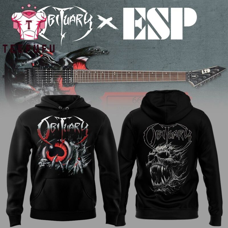 Obituary Band Cause Of Death 35 Year Anniversary 2025 Tour Florida Death Metal Hoodie Shirt