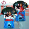 Ocean’s Deadliest Retro 3D Jaws Movie Shirt for Collectors