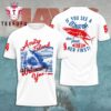 Open Water Terror Jaws Great White 3D Graphic Tee