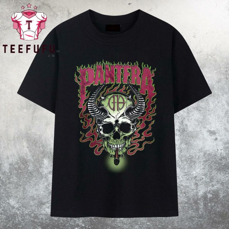 Pantera Skull Smoking T Shirt