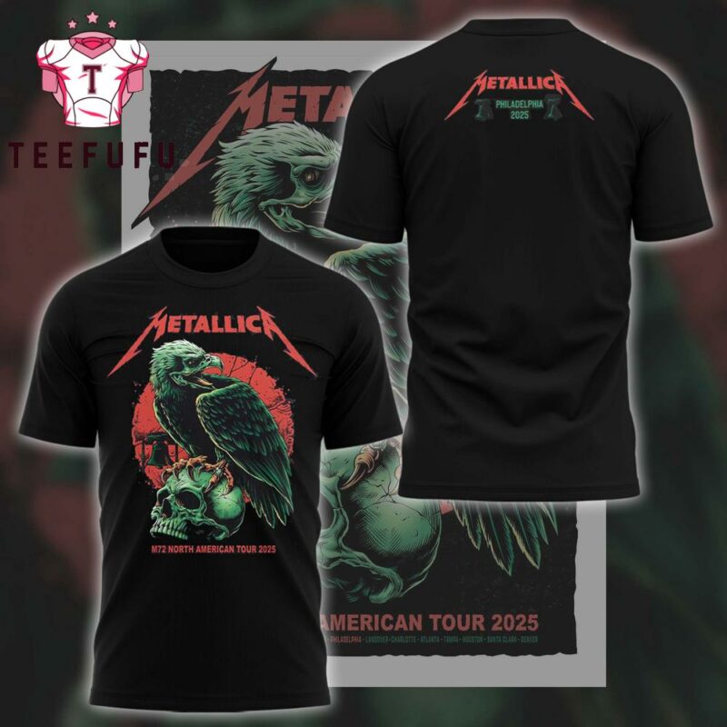 Philadelphia Eagles x Metallica M72 Philly Pop-Up 2025 T Shirt
