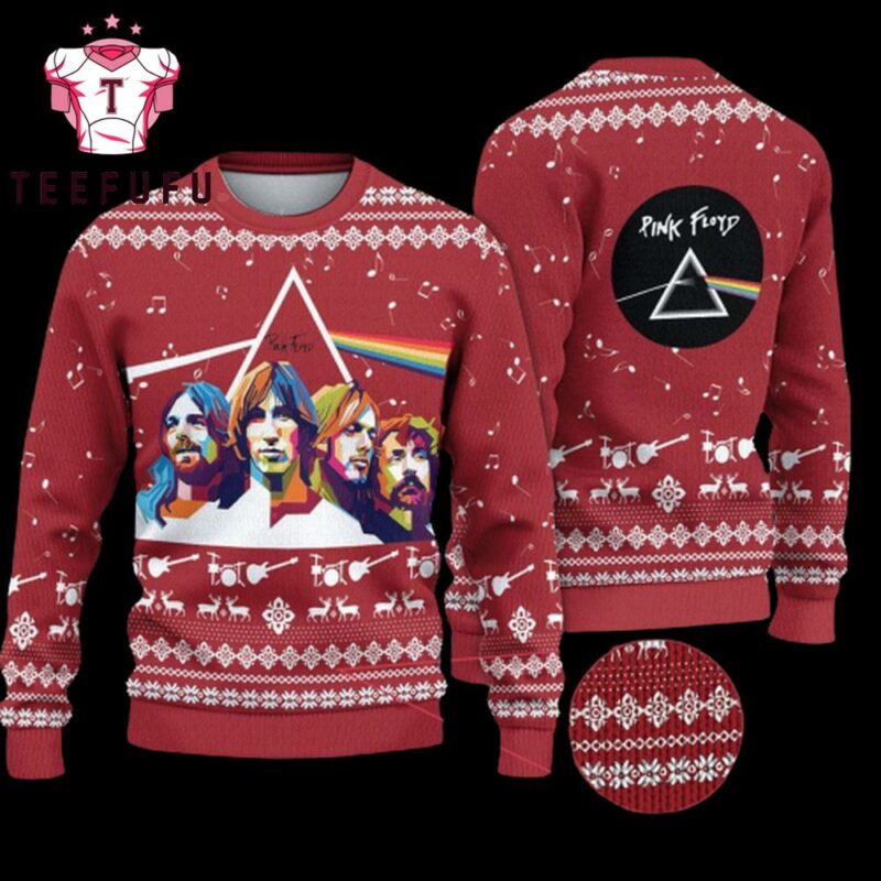 Pink Floyd Music Graphic Ugly Christmas Sweater