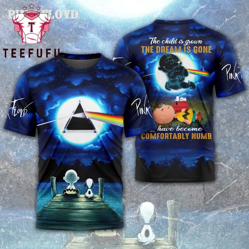 Pink Floyd The Child Is Golwn The Dream Is Gone I Have Become Comfortably 3D Shirt