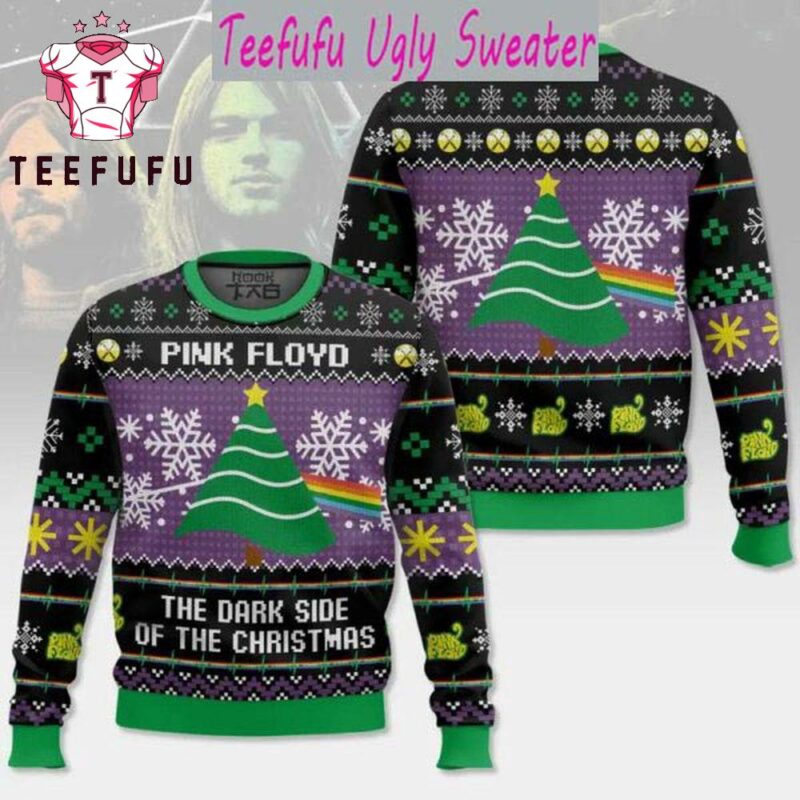 Pink Floyd The Dark Side Of The Christmas Ugly Sweater